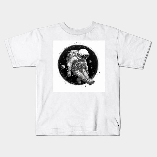 ASTRONAUT 2 Kids T-Shirt by LloydLegacy2020